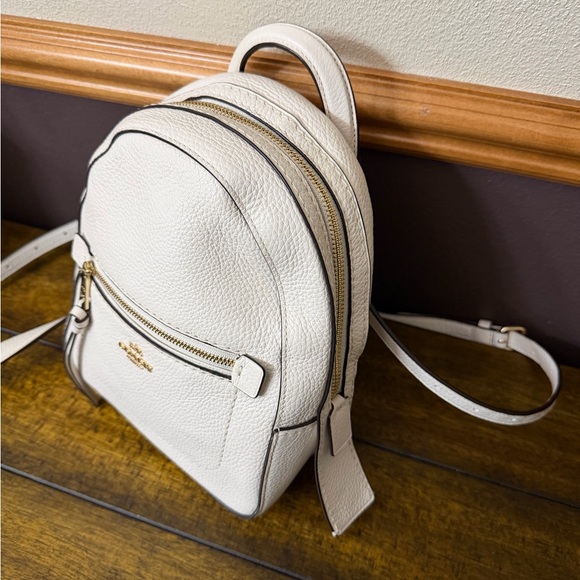 ✨ Coach Andi Mini Backpack Purse – Chalk Pebble Leather ✨ - Picture 6 of 11